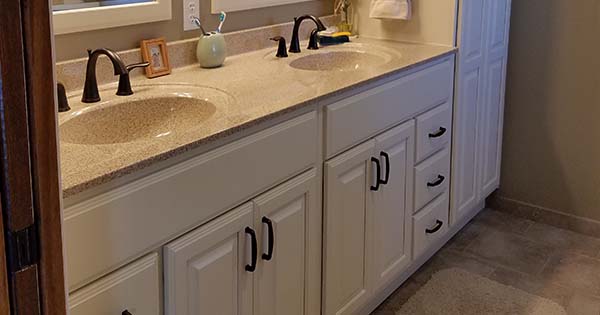 Von Tobel bathroom cabinet & sink