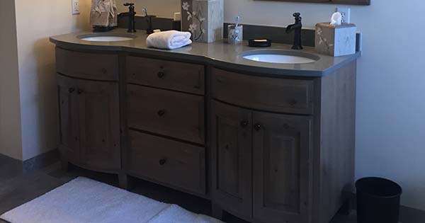 new bathroom cabinetry from Von Tobel