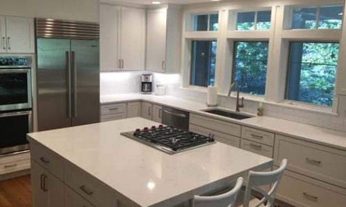 new kitchen island and countertop Von Tobel