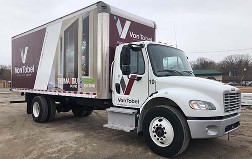 Von Tobel truck for Residential home delivery