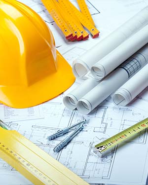 contractor tools and blueprints
