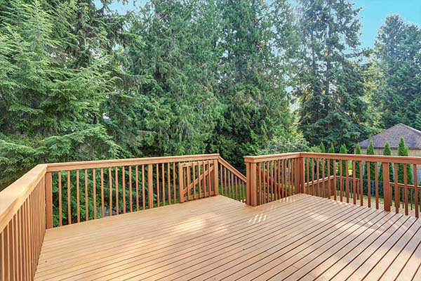 composite decking material for homeowners available at Von Tobel