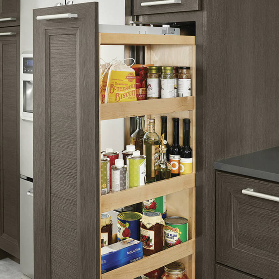 Shelving or budget pullout recommendations for large deep kitchen