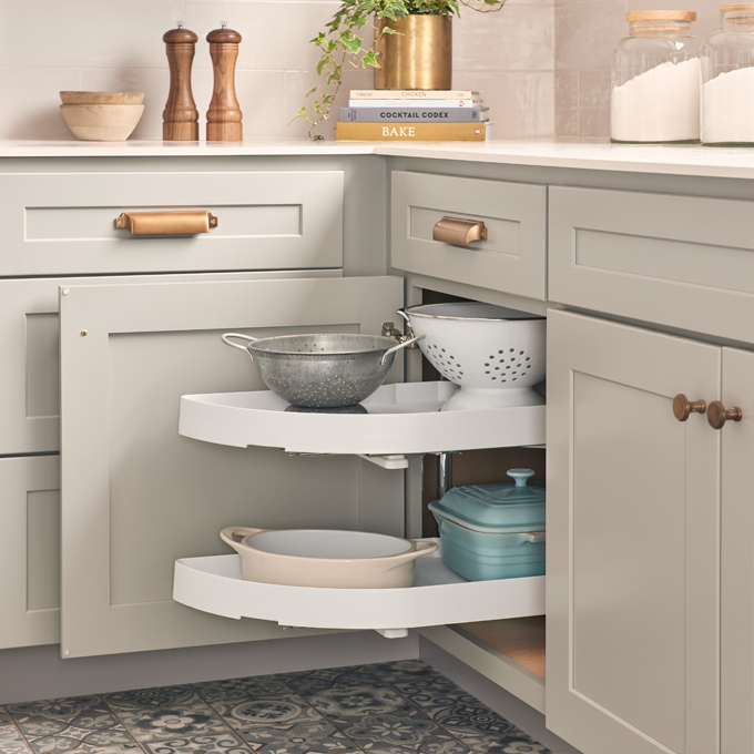 Lazy Susan Pull-Out Organizer