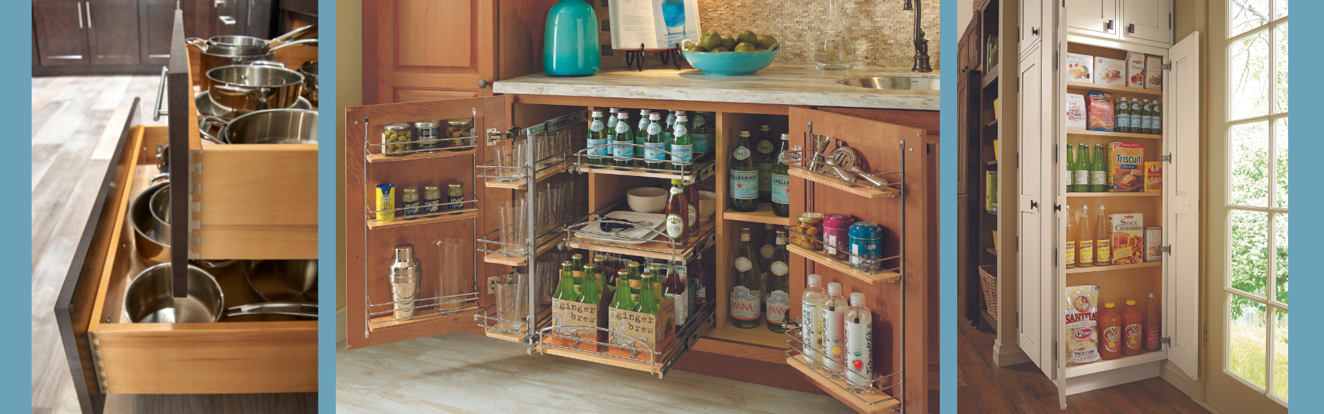 Kitchen cabinet built-in storage ideas