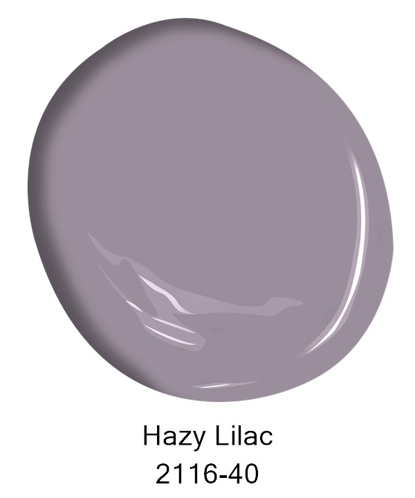 Benjamin Moore 2024 Paint Palette Hazy Lilac