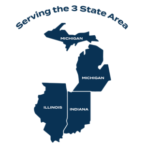 image of Illinois, Indiana, and Michigan