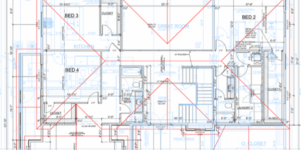 blueprint of home