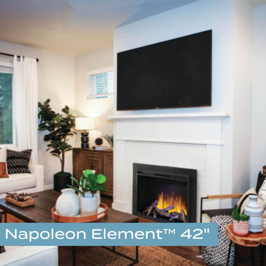 Napoleon Element 42" electric fireplace at Von Tobel