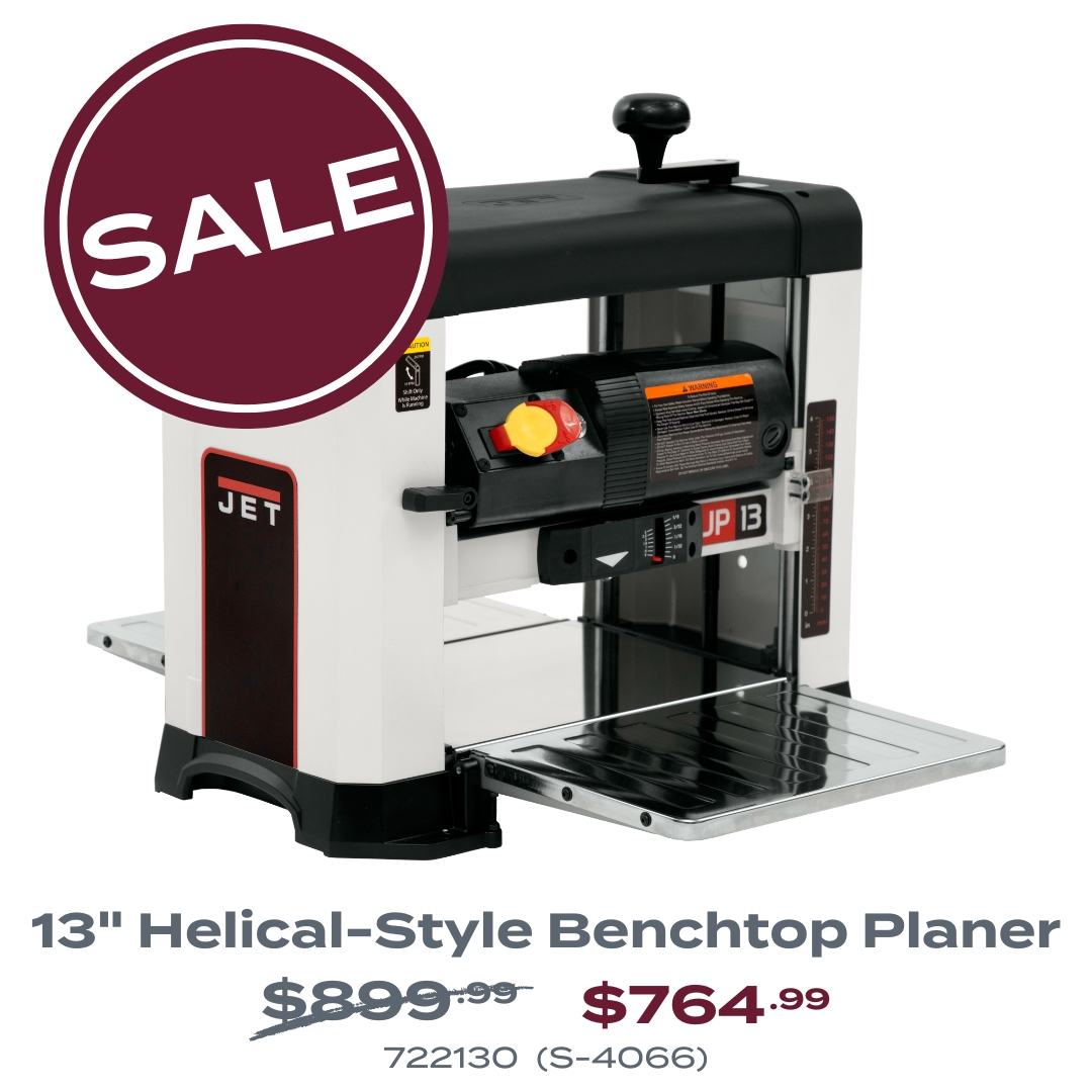 Helical-Style Benchtop Planer SALE