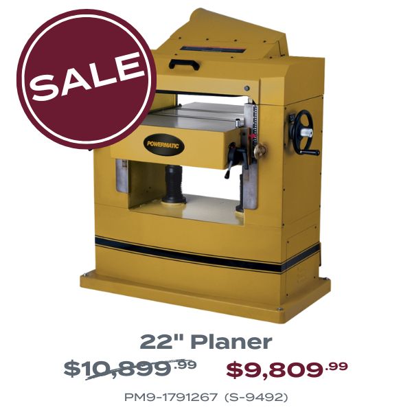 22" Planer sale