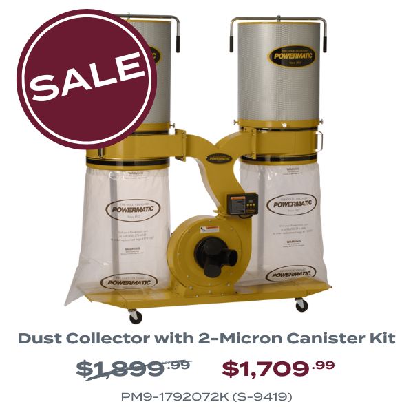 Dust Collector with 2-Micron Canister Kit sale