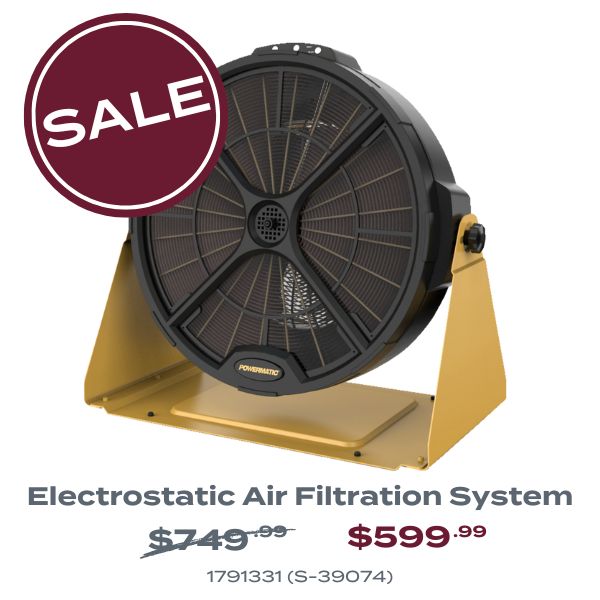 Electrostatic Air Filtration System - SALE