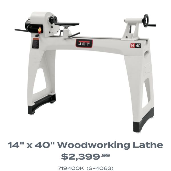 14" woodworking lathe