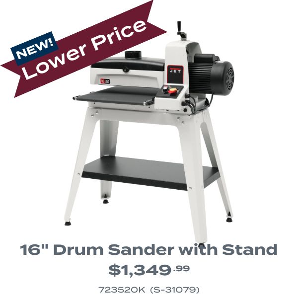 16" drum sander with stand