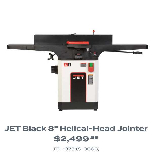 JET Black 8 Helical-Head Jointer