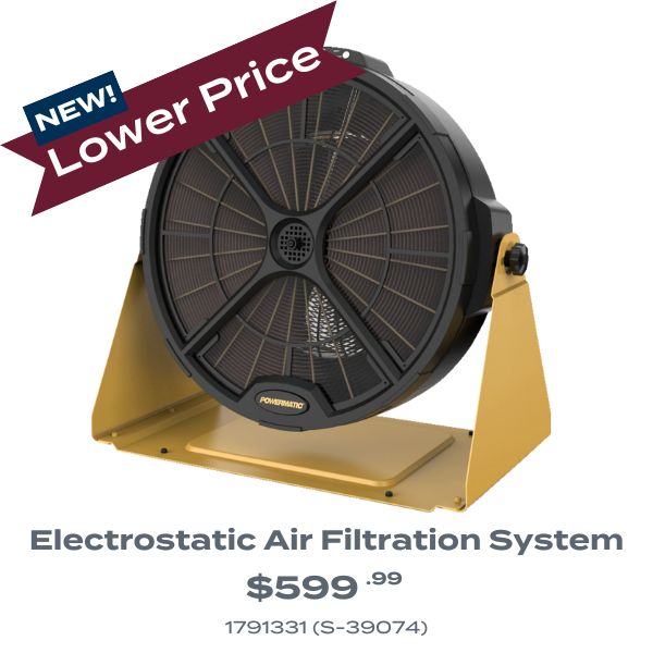 electrostatic air filtration system