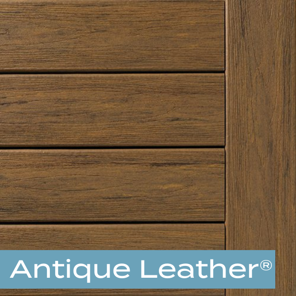 TimberTech composite decking reserve collection - antique leather