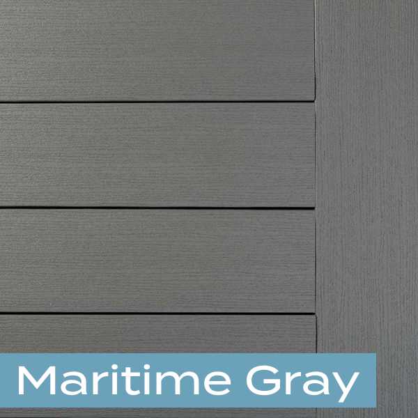 TimberTech composite decking premier collection - maritime gray