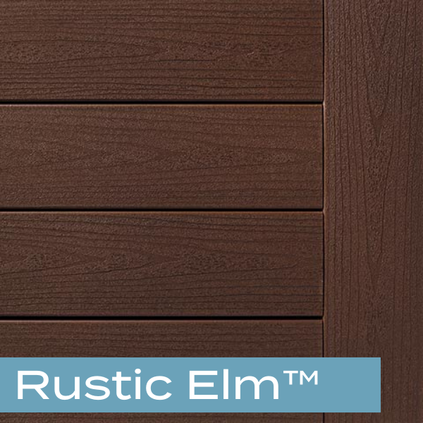 TimberTech composite decking terrain collection - rustic elm