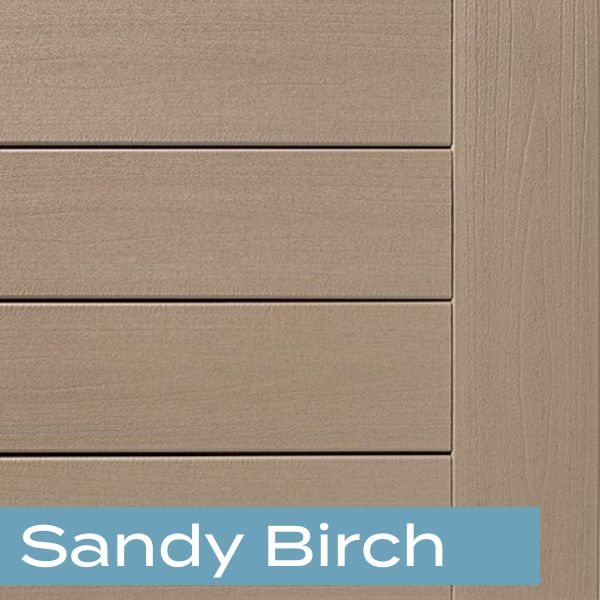 TimberTech composite decking terrain collection - sandy birch