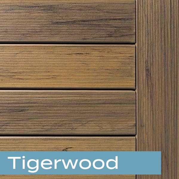 TimberTech composite decking legacy collection - tigerwood