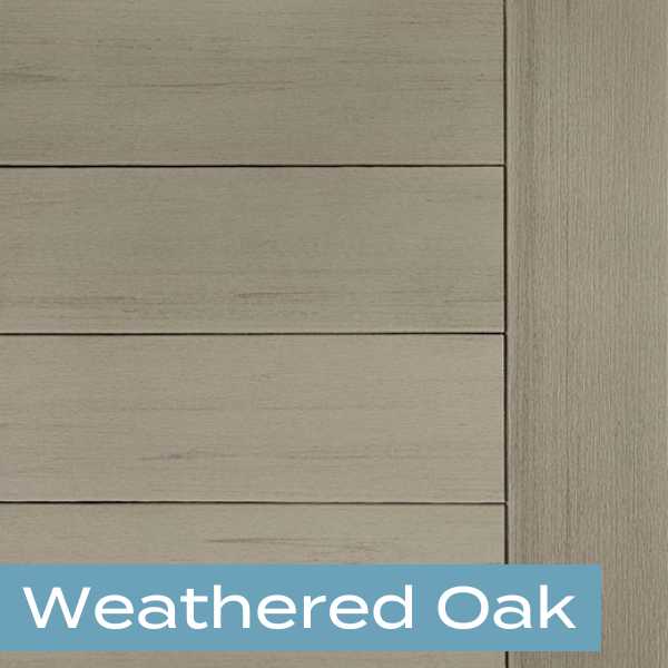 TimberTech composite decking Terrain+ collection - weathered oak